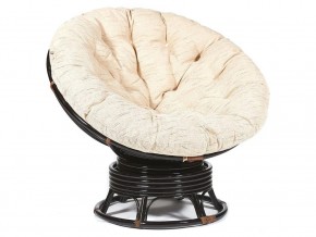 Кресло-качалка Papasan w 23/01 B с подушкой Antique brown, ткань Старт в Лангепасе - langepas.магазин96.com | фото