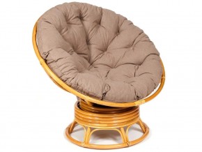 Кресло-качалка Papasan w 23/01 B с подушкой Honey, экошерсть Коричневый в Лангепасе - langepas.магазин96.com | фото