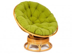 Кресло-качалка Papasan w 23/01 B с подушкой Honey, флок Олива в Лангепасе - langepas.магазин96.com | фото