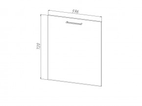 П 60 Комплект для посудомоечной машины 600 мм (цоколь + фасад) ЛДСП в Лангепасе - langepas.магазин96.com | фото