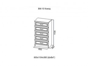 ВМ-10 Комод в Лангепасе - langepas.магазин96.com | фото